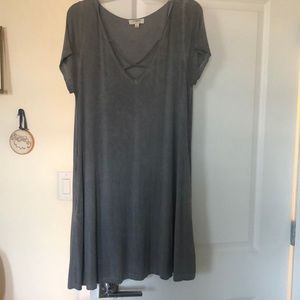Grey T-shirt dress!